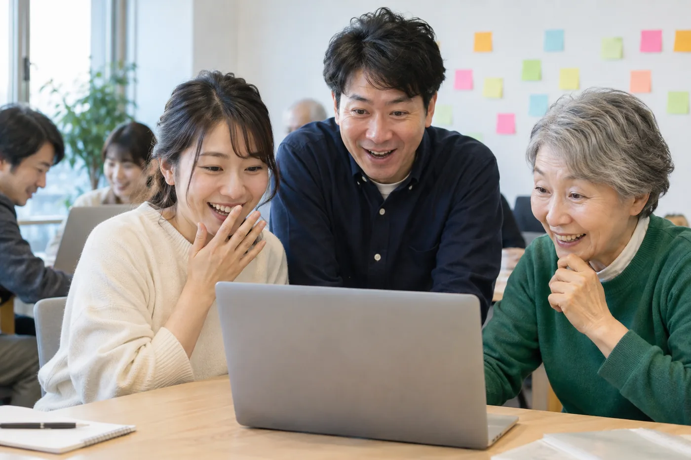 AIを学ぶ教室のようす